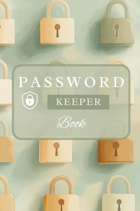 Password Keeper Book: An Offline Password Organizer Notebook for All Your Logins and Accounts