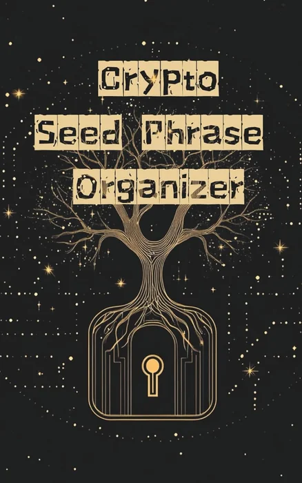 Crypto Seed Phrase Organizer: Journal for Crypto Wallet Backup Keys & Digital Asset Recovery