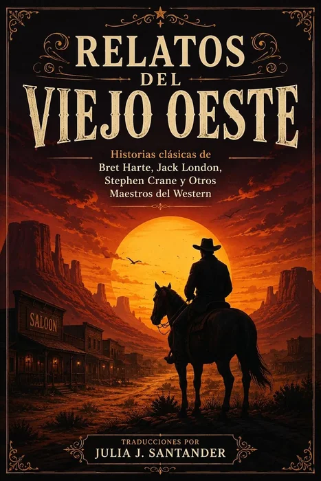 Relatos del Viejo Oeste: Una Colección Traducida de Bret Harte, Jack London, Stephen Crane y Otros Maestros del Western (Spanish Edition)